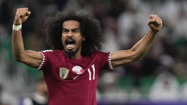 Akram Afif cetak hattrick penalti saat Qatar rebut gelar juara Piala Asia 2023 dengan kemenangan atas Yordania
