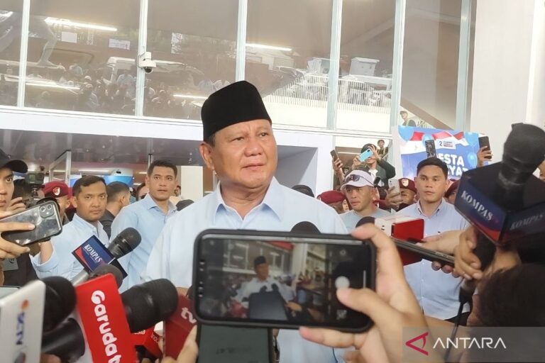 Prabowo menghargai semangat dukungan dari pendukung dalam kampanye terakhirnya