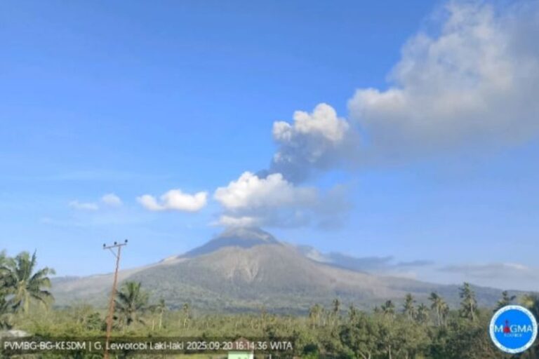 Gunung Lewotobi Laki-laki: Erupsi Enam Kali dalam Enam Jam!